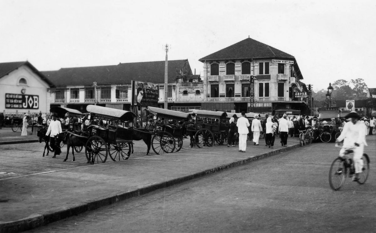 Xe ngựa ở Sài Gòn vào khoảng năm 1938
